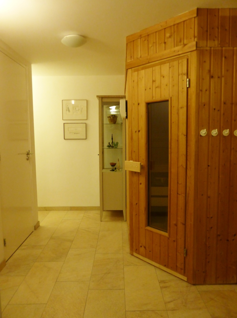 Deel van de sauna van Villa Witte Lelie